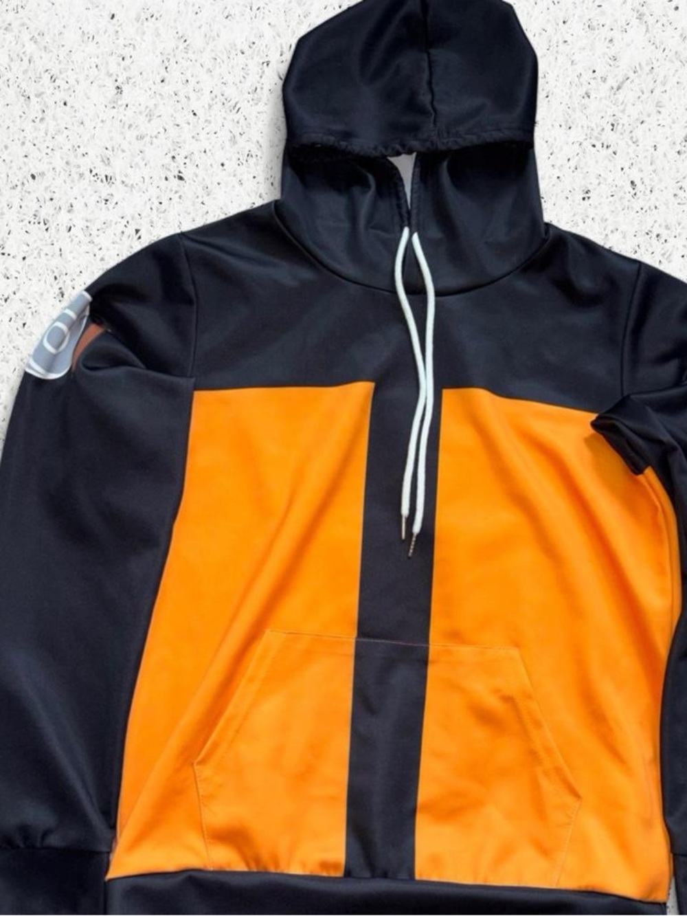 Naruto Uzumaki black/orange hoodie Size S #anime #naruto